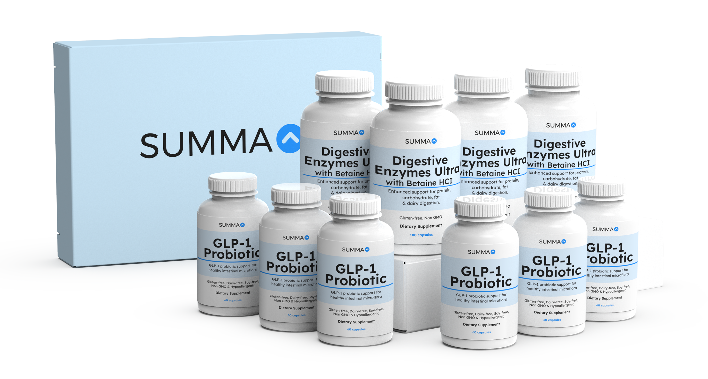 LeanGut: Glp-1 Probiotic + Digestive Enzymes with Betaine HCL